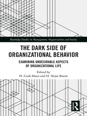 cover image of The Dark Side of Organizational Behavior